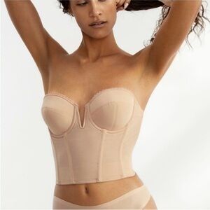 Dominique Backless Strapless bra NWT SZ 36DD